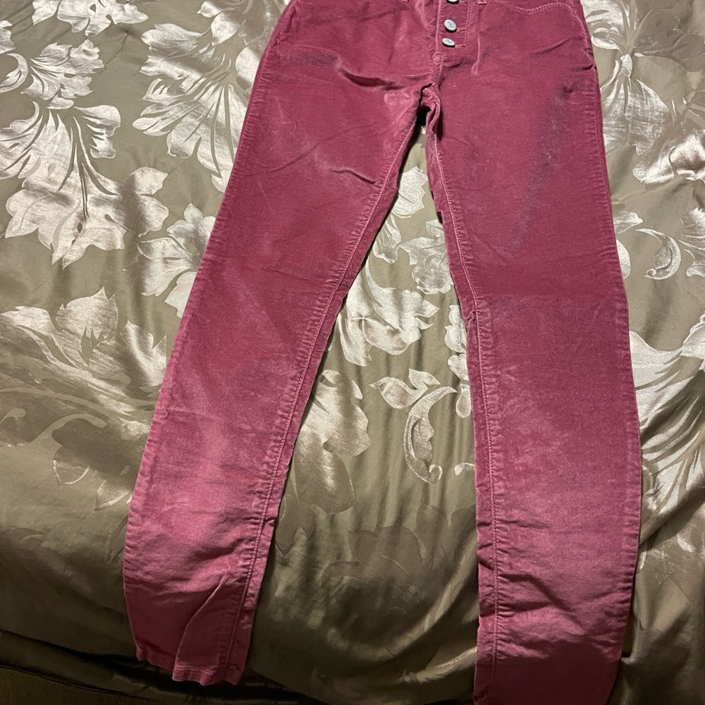 High Rise Pants suede material - Picture 3 of 4